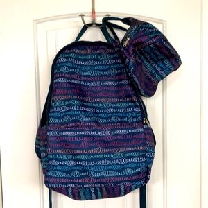 Pete & Lucy Unisex Backpack & Matching Lunch Pale in Preloved Condition!